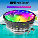 Wanjiafeng 4 Pin RGB Desktop PC CPU Cooling Fan for Intel LGA775/1151/1155/1156