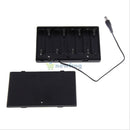 Battery Holder 8 AA Case Switch Cord 12V Portable DC Power Supply For Led Strips