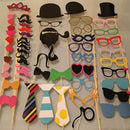 58x  Masks Photo Booth Props Mustache On A Stick Birthday Wedding Party DIY LJ