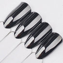 0.5g Nagel Chrom Pigment Mirror Pulver Puder Spiegeleffekt Powder Schwarz