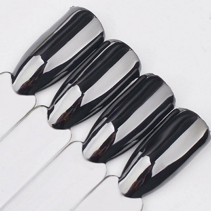 0.5g Nagel Chrom Pigment Mirror Pulver Puder Spiegeleffekt Powder Schwarz