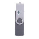 USB Mini Memory Stick 16GB USB 2.0 Memory Flash Drive OTG for Handy PC Gray
