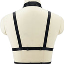 Womens Body Harness Cross Crop Elastic Bandage Goth Cage BRA TOPStrapsLingeZFCA