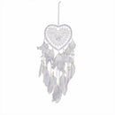 Creative Hollow Heart Dream Catcher Nordic Wedding Car Decor Ornament Pendant