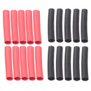 20pcs 6mm Heat Shrink Tubes Red+Black Wire Cable Insulation Sleeving Tubing