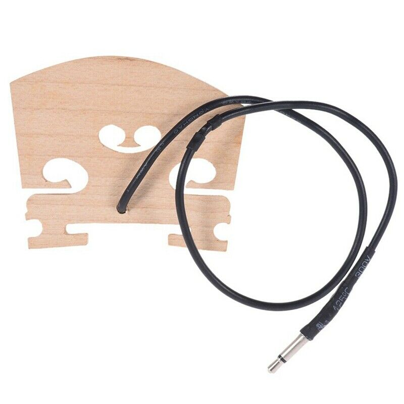 Violin Bridge With Internally Mounted Piezo Pickup For 4/4 Full Size Electr Y7L5