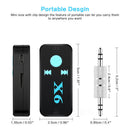 X6 Wireless Bluetooth 4.0 3.5mm AUX Audio Stereo Musician Car Receiver A AVP
