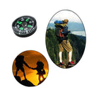 12Pcs/set 20mm Mini Button Compasses Outdoor Camping Hiking Travel Survival
