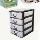 4-Layer Mini Storage Drawer Plastic Cabinet Organizer Box Storage Box for Home