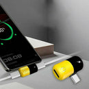 2 In 1 Dual Headphone Jack Type-C Adapter Audio Charger Splitter Converter