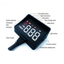 Latest Car Speedometer HUD A100S Monitor OBD2 Driving Computer Over-speed A