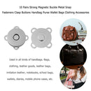 10 Pairs Magnetic Buckle Metal Snap Fasteners Clasp Bags Clothing Button