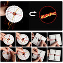 2pcs Round Square Kumihimo Macrame Braided Disk Plate Cord String Handmade Tool