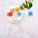 Mini Windmill Wind Spinner Home Garden Yard Decoration Kids Children ToysB Hn