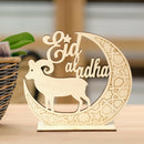 Ramadan Eid Sheep Wood Hanging Pendant Islam Muslim Mubarak Decoration Supplies