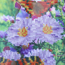 Diamond Embroidery Butterfly Flowers Round DIY Diamond Painting Home Decor