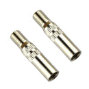 2 PCS Copper Car Vehicle Tire Tyre Valve Extension Cap Cover Adaptor 1.54''