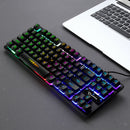 Mechanical Gaming Keyboard With USB 87 Keys RGB Backlit For