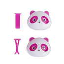 2 pcs Air Fresheners Panda Car Perfume with Two Clips (Pink)