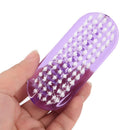 Plastic Nail Cleaning Scrubbing Brush Double Sided Hand Nail Brush CleanerME
