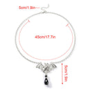 Fashion Simple Bat Crystal Pendant Chain Choker Necklace Collar Jewelry Gift  BX