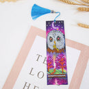 Tassel Leather Special Shaped DIY Diamond Painting Bookmark Art Craft Decor
