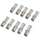 20PCS Super White 1157  18 SMD 5050 LED Tail Brake Stop Light Bulb OZ