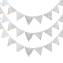 12 Flags 3.2m Tropical Flower Flags Pennant Wedding Birthday Party Decor