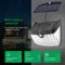 Outdoor Waterproof Solar Light Human Motion Sensor Security LED Wall Lamp A
