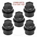5x 27mm Universal Car Auto Plastic Wheel Lug Nut Covers Caps OEM 156462 APT