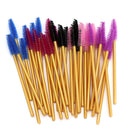 1/50Pcs/Pack Disposable Mini Eyelash Brushes Mascara Applicator Wand Brushe R1E6