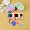 Scissor Needle Thread Tape Thimble Storage Box Measure Sewing Tools Set Ran T1C9