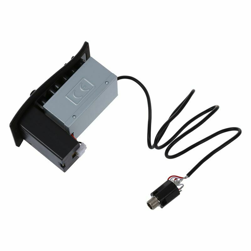 Guitar Preamp Amplifier equalizer EQ 4-Band EQ Preamp  Acoustic Piezo 7545r