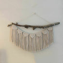 Macrame Woven Wall Hanging Curtain Fringe Garland Banner Shabby Chic Bohemi V8W7