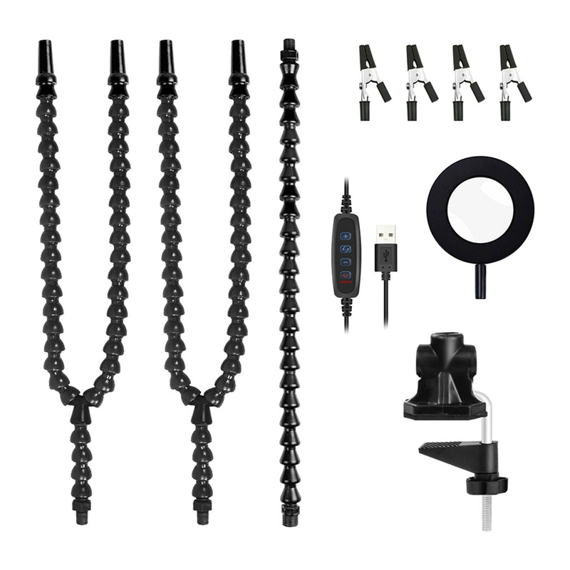 Black Table Clamp Soldering PCB Holder Helping Hand Welding Soldering Hand Tool