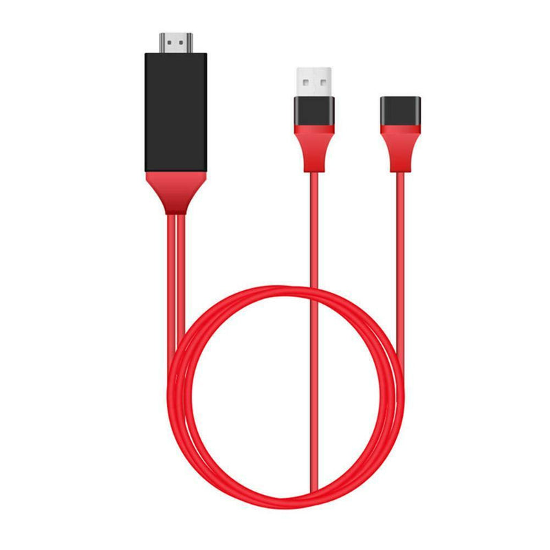 Phone 8 Pin USB to HDMI Cable HD 1080P Adapter Converter for HDTV TV Digital AV