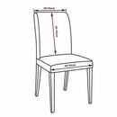Stretchy Square Removable Washable Short Chairs Covers Protector Seat Slipc