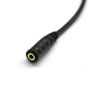 Audio 3.5mm Male to Female Aux Cable Extension Cord Converter New 1.5m,Black