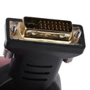 24+5Pin DVI Male to 3 RCA Female Port A/V Converter Adapter Cable Connector