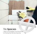 100pcs Level Cross Tile Spacers for Flooring Wall Tile Grout Spacing (3mm) A