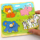 Baby Child Kid Wooden Creative Colorful Educational Puzzle Brick Funny Toys I2U0