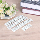61 Keys Transparent Key Note Stickers for Piano Electronic Keyboard