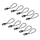 10 Pieces Rope Puller Zipper Pull Cord Slider Fastener for Backpack -Hollow