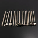 16Pcs Metal Leather Tools DIY Leather Working Saddle Making Tools Set Carvi Z7Y1