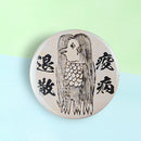 Cartoon Round Tinplate Badge Brooches Graffiti Lapel Clothes Shirt Pins  A