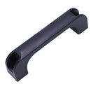 2 PCS D Shape Plastic Furniture Pull Handle Black H7W7