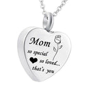 Urn Necklace Cremation Jewelry Ashes Mom So Special So Loved ...that Is You