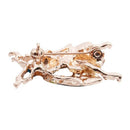 5X(Fashionable Bumble Bee Crystal Brooch Pin Costume Badge Party Jewelry G B9C7)