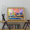 5D Diamond Painting Kits City Planning Full Round Drill Picture Handicrafts
