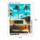 5D DIY Full Drill Diamond Painting Trip Car Cross Stitch Embroidery Mosaic